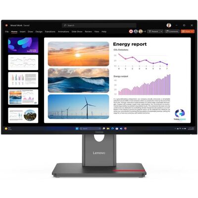 Lenovo ThinkVision P24Q-40 (2560 x 1440 Pixel, 23.80"), Monitor, Schwarz Lenovo ThinkVision P24Q-40 (2560 x 1440 Pixel, 23.80"), Monitor, Schwarz