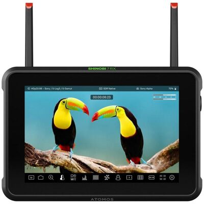 Atomos Shinobi 7rx (7", Full HD), Video Monitor, Schwarz Atomos Shinobi 7rx (7", Full HD), Video Monitor, Schwarz