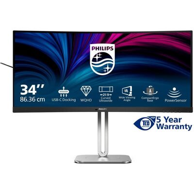 Philips 34B2U5600C/00 (3440 x 1440 Pixel, 34"), Monitor, Grau Philips 34B2U5600C/00 (3440 x 1440 Pixel, 34"), Monitor, Grau