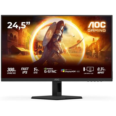 AOC 4SRE Fast IPS Monitor,,, 2x HDMI, DisplayPort (1920 x 1080 Pixel, 24.50"), Monitor, Schwarz AOC 4SRE Fast IPS Monitor,,, 2x HDMI, DisplayPort (1920 x 1080 Pixel, 24.50"), Monitor, Schwarz