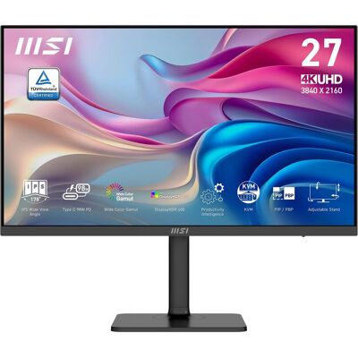 MSI Modern MD272UPHG (9S6-3PB19H-270) (3840 x 2160 Pixel, 27"), Monitor, Schwarz MSI Modern MD272UPHG (9S6-3PB19H-270) (3840 x 2160 Pixel, 27"), Monitor, Schwarz