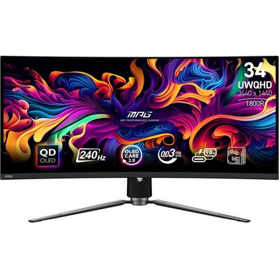 MSI MPG 341CQPX QD-OLED (3440 x 1440 Pixel, 34"), Monitor, Schwarz MSI MPG 341CQPX QD-OLED (3440 x 1440 Pixel, 34"), Monitor, Schwarz