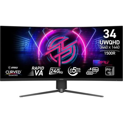MSI MPG 346CQRF X24 (3440 x 1440 Pixel, 34"), Monitor, Schwarz MSI MPG 346CQRF X24 (3440 x 1440 Pixel, 34"), Monitor, Schwarz