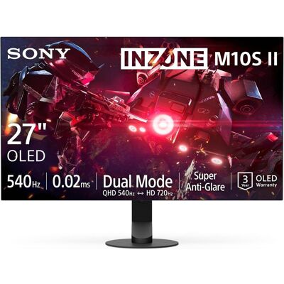 Sony Inzone M10S II (2560 x 1440 Pixel, 27"), Monitor, Schwarz Sony Inzone M10S II (2560 x 1440 Pixel, 27"), Monitor, Schwarz