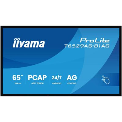 IIYAMA LFD ProLite T6529AS-B1AG (3840 x 2160 Pixel, 64.50"), Digital Signage, Schwarz IIYAMA LFD ProLite T6529AS-B1AG (3840 x 2160 Pixel, 64.50"), Digital Signage, Schwarz