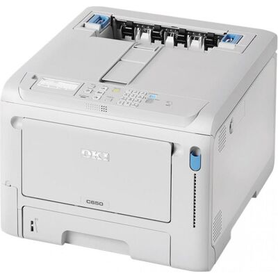 Oki C650dn (Laser, Farbe), Drucker, Schwarz, Grau Oki C650dn (Laser, Farbe), Drucker, Schwarz, Grau
