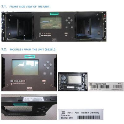 HPE Sps-3u Base Library Chassis, Drucker Zubehör HPE Sps-3u Base Library Chassis, Drucker Zubehör