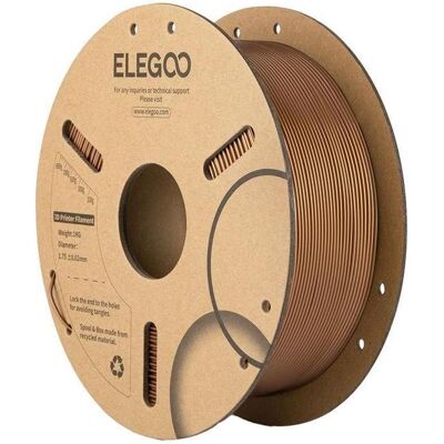 Elegoo Filament PLA Bronze (PLA, 1.75 mm, 1000 g), 3D Filament, Bronze, Braun Elegoo Filament PLA Bronze (PLA, 1.75 mm, 1000 g), 3D Filament, Bronze, Braun