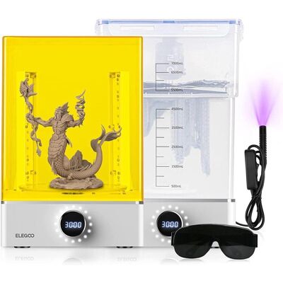 Elegoo Mercury XS Bundle, 3D Drucker, Weiss, Gelb Elegoo Mercury XS Bundle, 3D Drucker, Weiss, Gelb