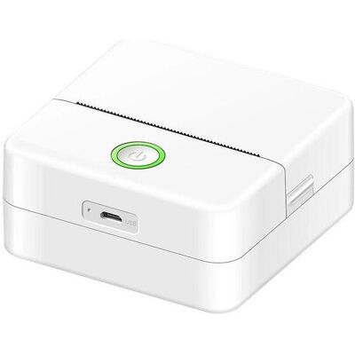 Setty Mini thermal printer bluetooth DT1-0 white (200 dpi), Etikettendrucker, Weiss Setty Mini thermal printer bluetooth DT1-0 white (200 dpi), Etikettendrucker, Weiss