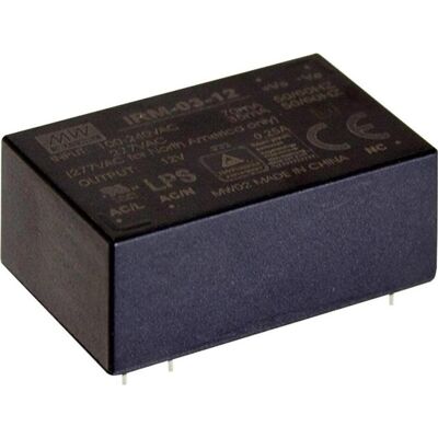 MeanWell MEAN WELL IRM-03-3.3 AC/DC-Printnetzteil 3.3 V/DC 900 mA 3 W, Drucker Zubehör MeanWell MEAN WELL IRM-03-3.3 AC/DC-Printnetzteil 3.3 V/DC 900 mA 3 W, Drucker Zubehör