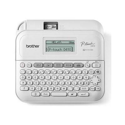 Brother PT-D410VPYJ1/Tisk/USB (180 dpi), Etikettendrucker, Weiss Brother PT-D410VPYJ1/Tisk/USB (180 dpi), Etikettendrucker, Weiss
