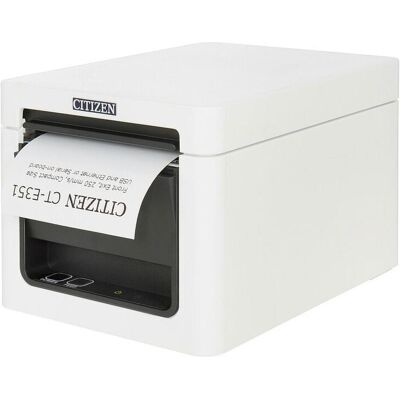 Citizen CT-E651 203 x 203 DPI Verkabelt & Kabellos Thermodruck POS-Drucker (Bluetooth, USB 2.0), Belegdrucker, Weiss Citizen CT-E651 203 x 203 DPI Verkabelt & Kabellos Thermodruck POS-Drucker (Bluetooth, USB 2.0), Belegdrucker, Weiss