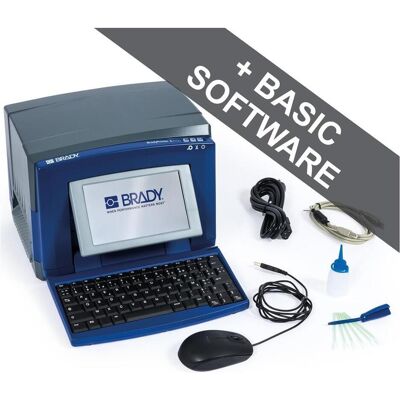 Brady S3100 QWERTZ Printer Schilder- u. Etikettendrucker Thermotransferdruck - Drucker (300 dpi), Etikettendrucker, Blau, Grau Brady S3100 QWERTZ Printer Schilder- u. Etikettendrucker Thermotransferdruck - Drucker (300 dpi), Etikettendrucker, Blau, Grau