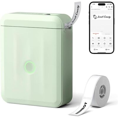 Niimbot D110 wireless label printer (green) (203 dpi), Etikettendrucker, Grün Niimbot D110 wireless label printer (green) (203 dpi), Etikettendrucker, Grün