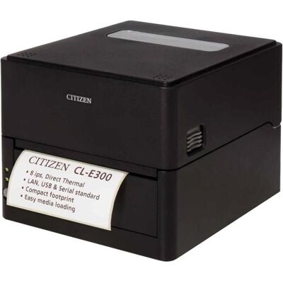 Citizen CL-E300 Etikettendrucker Direkt Wärme 203 x 203 DPI Verkabelt (203 dpi), Etikettendrucker, Schwarz Citizen CL-E300 Etikettendrucker Direkt Wärme 203 x 203 DPI Verkabelt (203 dpi), Etikettendrucker, Schwarz