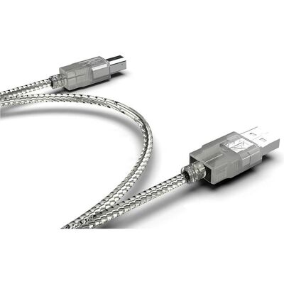 Inca Druckerkabel USB-A2.0->Anschluss Drucker 1.50m transp. (1.50 m, USB 2.0), USB Kabel Inca Druckerkabel USB-A2.0->Anschluss Drucker 1.50m transp. (1.50 m, USB 2.0), USB Kabel