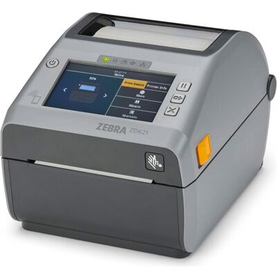 Zebra ZD621d, 12 Punkte/mm (300dpi), Disp., RTC, USB, USB-Host, RS232, BT (BLE), Ethernet, grau (300 dpi), Etikettendrucker, Grau Zebra ZD621d, 12 Punkte/mm (300dpi), Disp., RTC, USB, USB-Host, RS232, BT (BLE), Ethernet, grau (300 dpi), Etikettendrucker, Grau