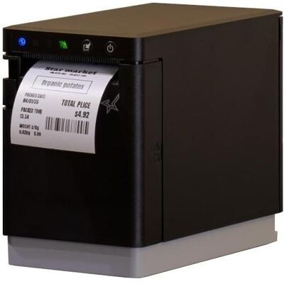Star Micronics MC-LABEL2 X4 LABEL+LINERLESS (300 dpi), Etikettendrucker, Grau Star Micronics MC-LABEL2 X4 LABEL+LINERLESS (300 dpi), Etikettendrucker, Grau