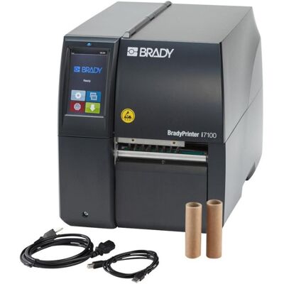 Brady BradyPrinter i7100-600-ESD-EU, Thermotransferdrucker, max. Breite 110 mm, 600 dpi, USB, Seri (600 dpi), Etikettendrucker, Schwarz Brady BradyPrinter i7100-600-ESD-EU, Thermotransferdrucker, max. Breite 110 mm, 600 dpi, USB, Seri (600 dpi), Etikettendrucker, Schwarz