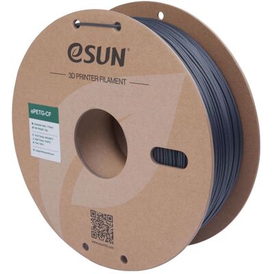 eSUN ePETG-CF Carbon Grau Filament 1.75mm 1Kg (PETG, 1000 g, 1.75 mm), Filament, Grau eSUN ePETG-CF Carbon Grau Filament 1.75mm 1Kg (PETG, 1000 g, 1.75 mm), Filament, Grau