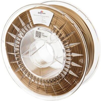 Spectrum Filament Premium PET-G 1000g, pearl gold (PETG, 1000 g, 1.75 mm), Filament, Gold Spectrum Filament Premium PET-G 1000g, pearl gold (PETG, 1000 g, 1.75 mm), Filament, Gold