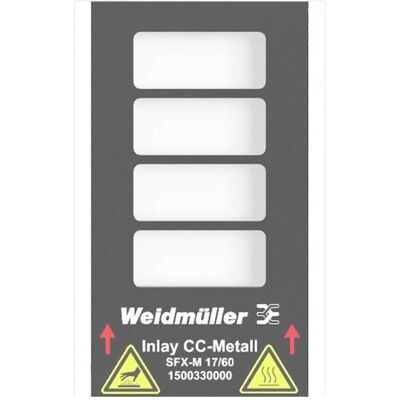 Weidmüller INLAY SFX-M 17/60 Einleger, Drucker Zubehör Weidmüller INLAY SFX-M 17/60 Einleger, Drucker Zubehör