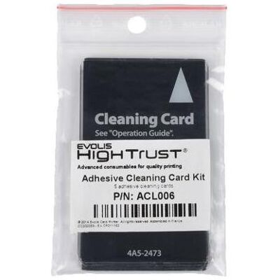Evolis High Trust Drucker-Reinigungskarten-Kit (Packung mit 5), Drucker Zubehör Evolis High Trust Drucker-Reinigungskarten-Kit (Packung mit 5), Drucker Zubehör