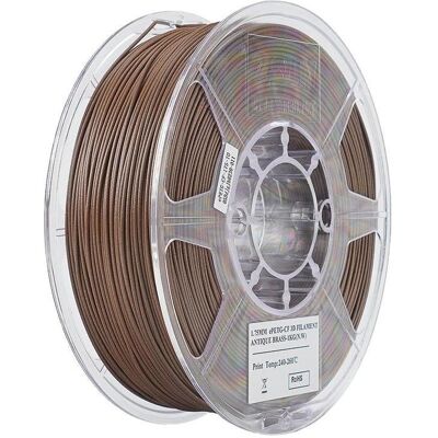 eSUN ePETG-CF Carbon Antik Messing Filament 1.75mm 1Kg (PETG, 1000 g, 1.75 mm), Filament, Braun eSUN ePETG-CF Carbon Antik Messing Filament 1.75mm 1Kg (PETG, 1000 g, 1.75 mm), Filament, Braun