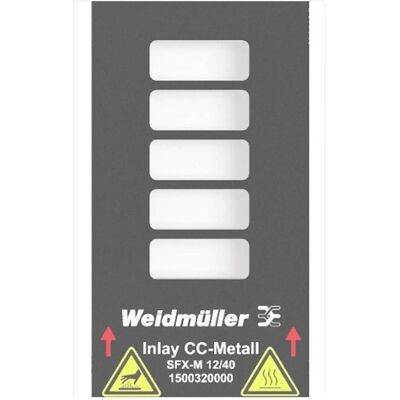 Weidmüller INLAY SFX-M 12/40 - Drucker Zubehör Weidmüller INLAY SFX-M 12/40 - Drucker Zubehör