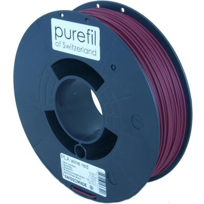Purefil PLA Filament (PLA, 350 g, 1.75 mm), Filament, Rot Purefil PLA Filament (PLA, 350 g, 1.75 mm), Filament, Rot