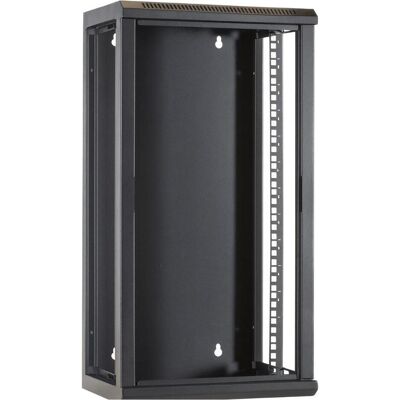 Dsit 12 HE, 10” Serverschrank, mit Glastür (BxTxH) 312x310x618mm (12 HE, 10 Zoll Rack), Serverschrank, Schwarz Dsit 12 HE, 10” Serverschrank, mit Glastür (BxTxH) 312x310x618mm (12 HE, 10 Zoll Rack), Serverschrank, Schwarz