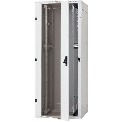 Triton Ständer 42U 800x1000 perforierte vordere und hintere Türen, zerlegbar (42 HE, 19 Zoll Rack), Serverschrank, Grau Triton Ständer 42U 800x1000 perforierte vordere und hintere Türen, zerlegbar (42 HE, 19 Zoll Rack), Serverschrank, Grau