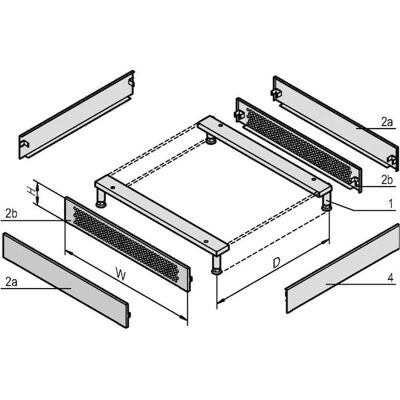 Schroff Varistar, Serverschrank Zubehör, Grau Schroff Varistar, Serverschrank Zubehör, Grau