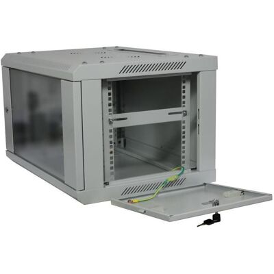 Allnet 19"Wandgehäuse, 6HE, 1-teilig, T450mm, Lichtgrau, zerlegt(Flat Pack), SMA-Serie (6 HE, 19 Zoll Rack), Serverschrank, Grau Allnet 19"Wandgehäuse, 6HE, 1-teilig, T450mm, Lichtgrau, zerlegt(Flat Pack), SMA-Serie (6 HE, 19 Zoll Rack), Serverschrank, Grau