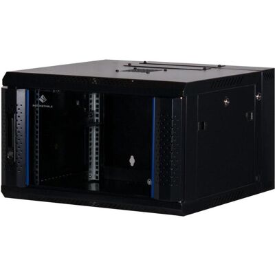 Rockstable 19" 6 HE 600x600x370mm (10.86 HE, 19 Zoll Rack), Serverschrank, Schwarz Rockstable 19" 6 HE 600x600x370mm (10.86 HE, 19 Zoll Rack), Serverschrank, Schwarz