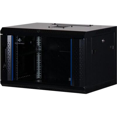 Rockstable 19" 6 HE 600x440x370mm (19 Zoll Rack), Serverschrank, Schwarz Rockstable 19" 6 HE 600x440x370mm (19 Zoll Rack), Serverschrank, Schwarz