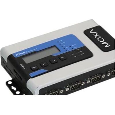 Moxa Nport Secure Device Server 12-, Netzwerk Adapter, Schwarz Moxa Nport Secure Device Server 12-, Netzwerk Adapter, Schwarz