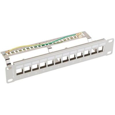 Lanberg PPKS-9212-S - 1U - 12-Port Patch Panel, Server Zubehör, Grau Lanberg PPKS-9212-S - 1U - 12-Port Patch Panel, Server Zubehör, Grau