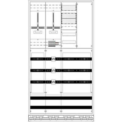 ABB STRI Schrank (12 HE), Serverschrank, Weiss, Grau ABB STRI Schrank (12 HE), Serverschrank, Weiss, Grau