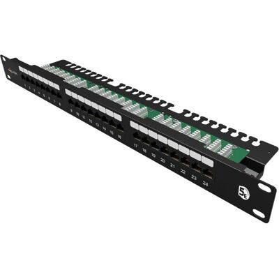 Solarix Patch panel 24 x RJ45 CAT5E UTP s vyvazovací lištou 1U, Server Zubehör, Schwarz Solarix Patch panel 24 x RJ45 CAT5E UTP s vyvazovací lištou 1U, Server Zubehör, Schwarz