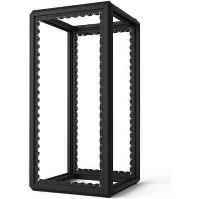Schroff GESTELL 24HE 1200H 600B 600T RAL7021 (24 HE, 19 Zoll Rack), Serverschrank, Grau Schroff GESTELL 24HE 1200H 600B 600T RAL7021 (24 HE, 19 Zoll Rack), Serverschrank, Grau
