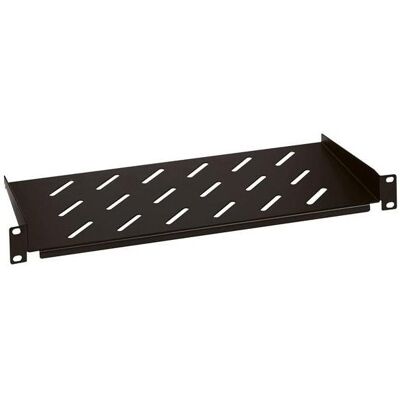 Legrand Rackszekrény polc - 1U-19", 2 ponton rögzített csavarral, fix, 400mm, max: 50 kg, fekete, Serverschrank Zubehör, Schwarz Legrand Rackszekrény polc - 1U-19", 2 ponton rögzített csavarral, fix, 400mm, max: 50 kg, fekete, Serverschrank Zubehör, Schwarz