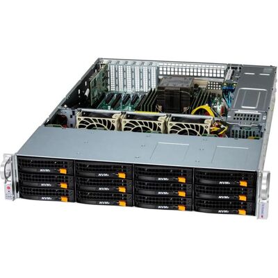 Supermicro Barebone Storage SuperServer 2U Single Sockel 4710 SSG-522B-ACR12H, Server Barebone Supermicro Barebone Storage SuperServer 2U Single Sockel 4710 SSG-522B-ACR12H, Server Barebone