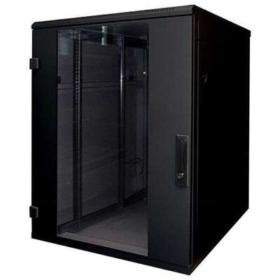 Tritón Triton RMA-18-A66-BAX-N1 19" Standschrank 18HE/600x600, Glastür, schwarz (18 HE, 19 Zoll Rack), Serverschrank, Schwarz Tritón Triton RMA-18-A66-BAX-N1 19" Standschrank 18HE/600x600, Glastür, schwarz (18 HE, 19 Zoll Rack), Serverschrank, Schwarz