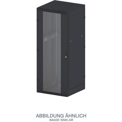 Tritón Triton RMA-22-A61-BAX-N1 19" Standschrank 22HE/600x1000, Glastür, schwarz (19 Zoll Rack), Serverschrank, Schwarz Tritón Triton RMA-22-A61-BAX-N1 19" Standschrank 22HE/600x1000, Glastür, schwarz (19 Zoll Rack), Serverschrank, Schwarz