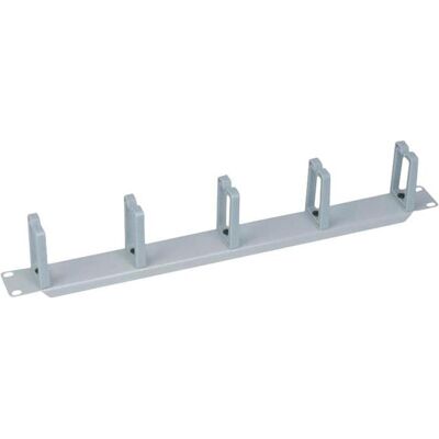 LogiLink 19" Kabelführungspanel 1HE, mit 5 Plastikringen, grau, (OR104G), Serverschrank Zubehör, Grau LogiLink 19" Kabelführungspanel 1HE, mit 5 Plastikringen, grau, (OR104G), Serverschrank Zubehör, Grau