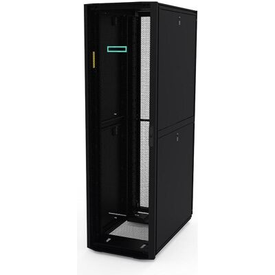 HPE E Rack 42U G2 Kitted Advanced Pallet Rack with Side Panels and Baying (42 HE, 19 Zoll Rack), Serverschrank, Schwarz HPE E Rack 42U G2 Kitted Advanced Pallet Rack with Side Panels and Baying (42 HE, 19 Zoll Rack), Serverschrank, Schwarz