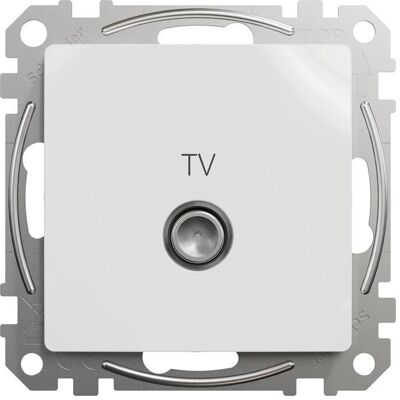 Schneider TV SOCKET SDD111471 WHITE, Serverschrank Zubehör, Weiss Schneider TV SOCKET SDD111471 WHITE, Serverschrank Zubehör, Weiss