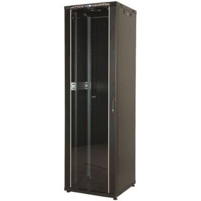 Ekivalan 19-Zoll Netzwerkschrank - 32HE, 600x800mm, Schwarz - Serverschrank Ekivalan 19-Zoll Netzwerkschrank - 32HE, 600x800mm, Schwarz - Serverschrank